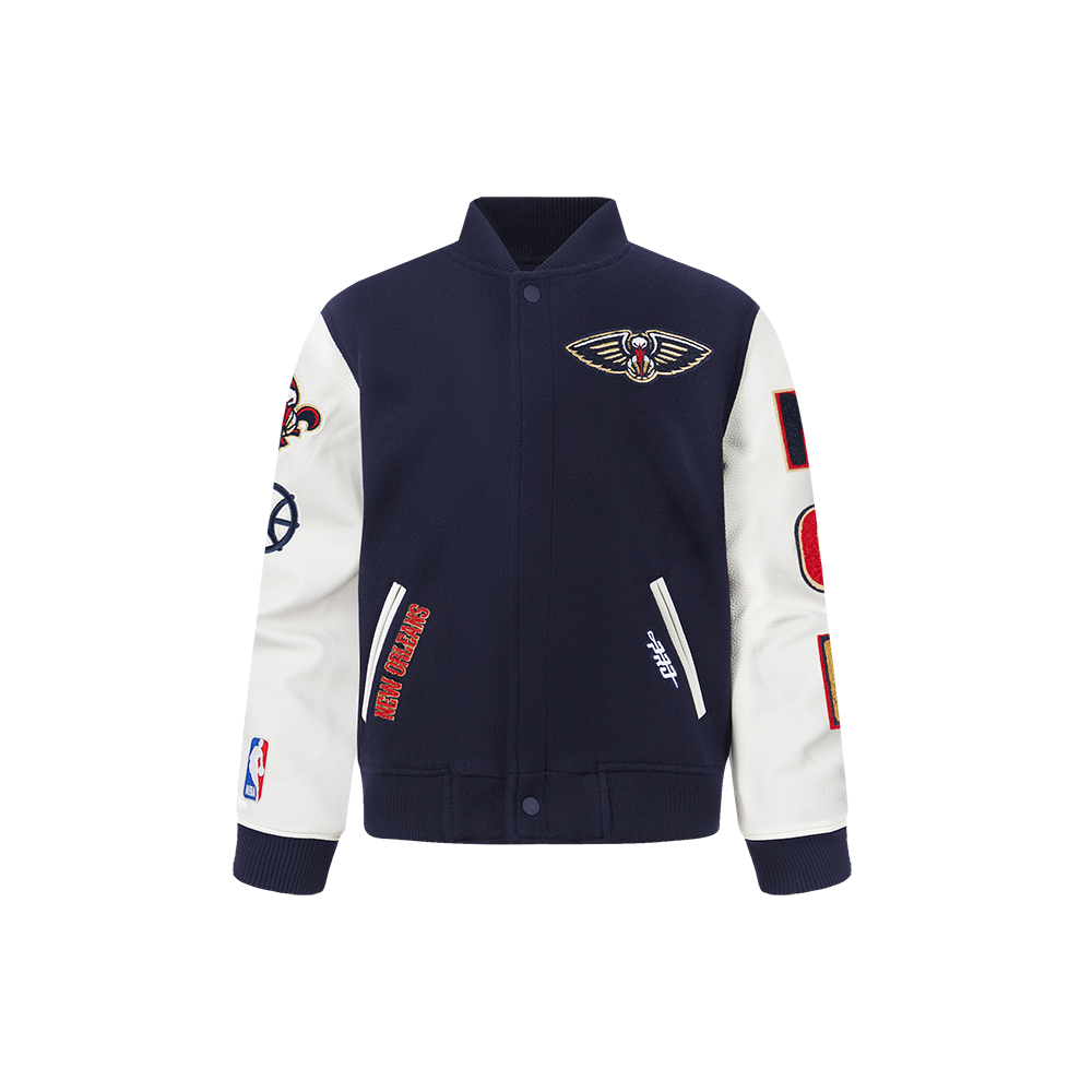 CHAMARRA UNIVERSITARIA NBA NEW ORLEANS PELICANS CLASSIC CHENILLE PARA NIÑO
