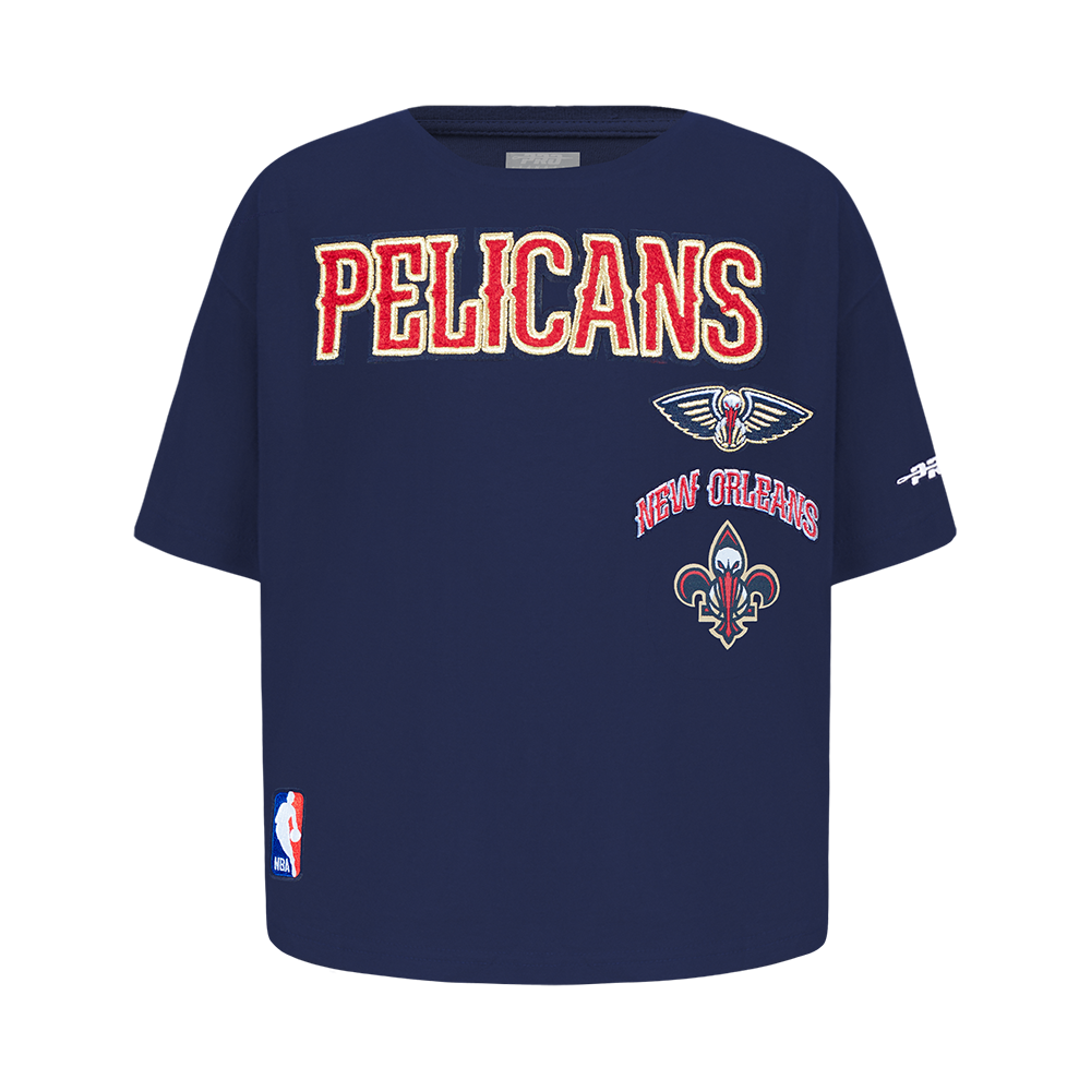 PLAYERA NBA NEW ORLEANS PELICANS RETRO CLASSICS PARA NIÑA