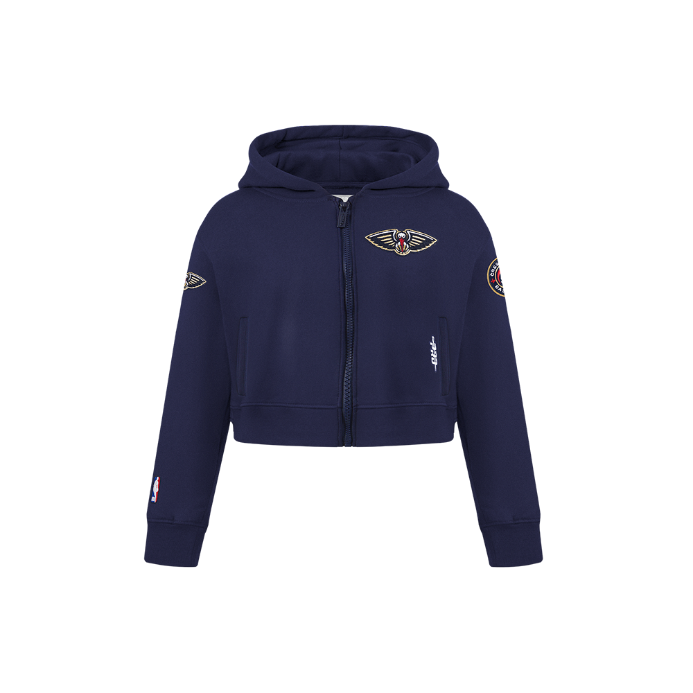 SUDADERA CON CIERRE NBA NEW ORLEANS PELICANS CLASSIC ESSENTIALS PARA NIÑA