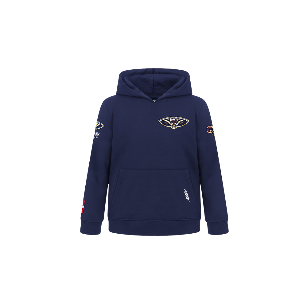 SUDADERA CON GORRO NBA NEW ORLEANS PELICANS CLASSIC CHENILLE PARA BEBÉ NIÑO