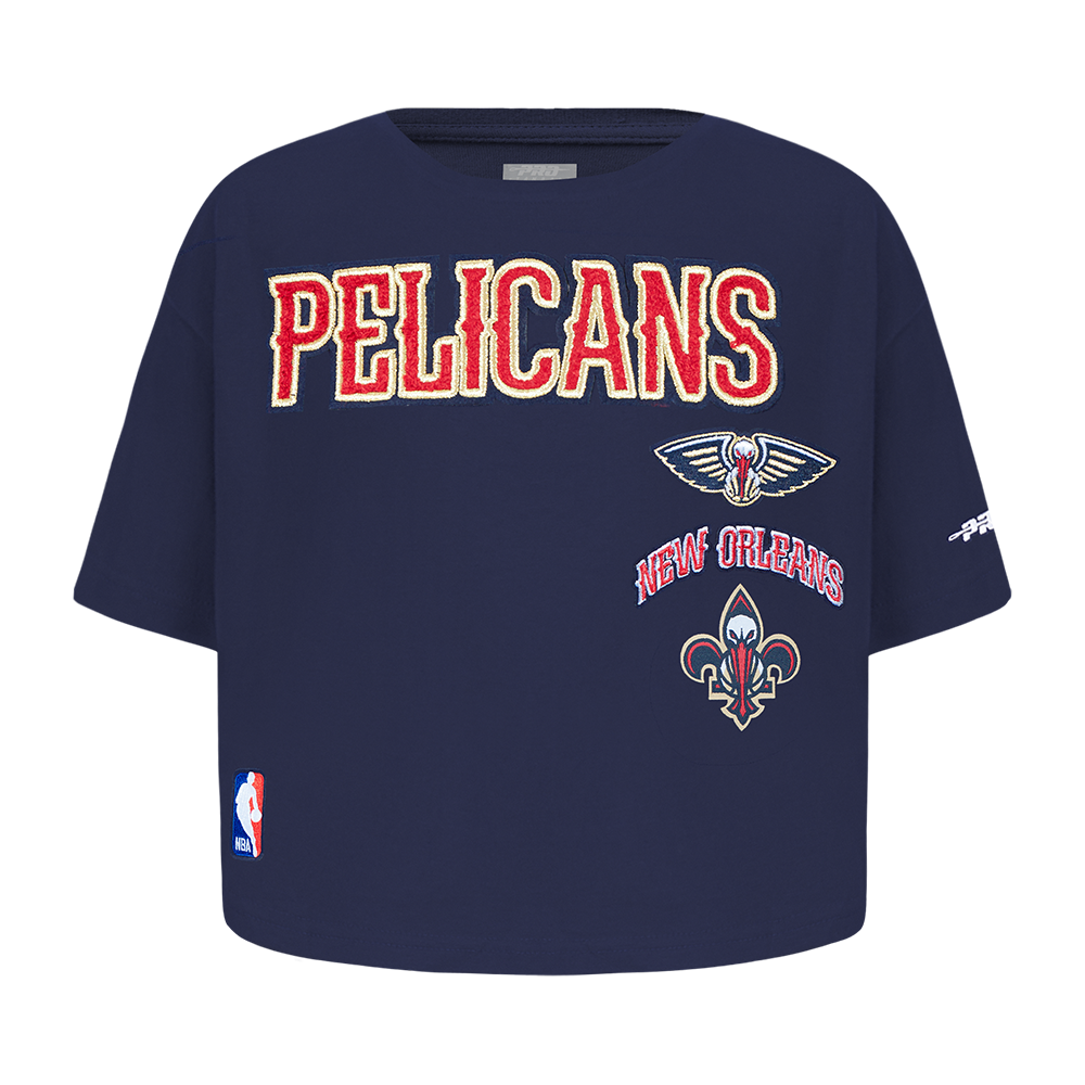 PLAYERA NBA NEW ORLEANS PELICANS RETRO CLASSICS PARA BEBÉ NIÑA