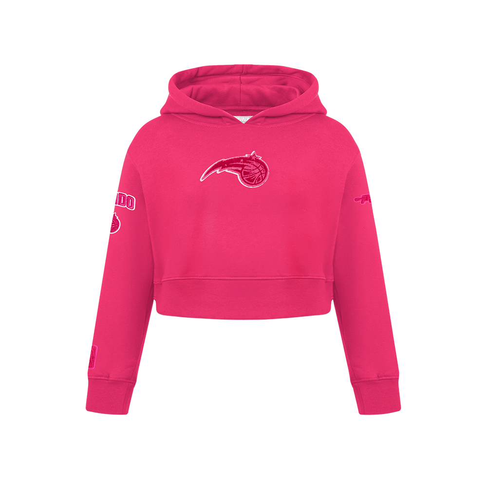 SUDADERA DE CUELLO REDONDO NBA ORLANDO MAGIC CLASSIC TRIPLE PINK PARA NIÑA JUNIOR