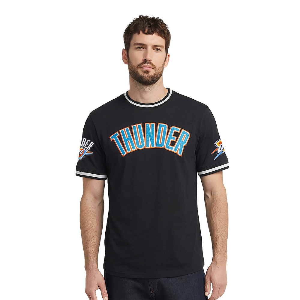 PLAYERA NBA OKLAHOMA CITY THUNDER CLASSIC CHENILLE