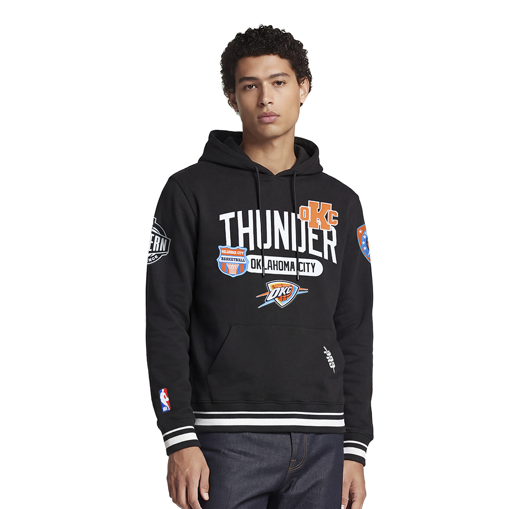 SUDADERA CON GORRO NBA OKLAHOMA CITY THUNDER LETTERMAN