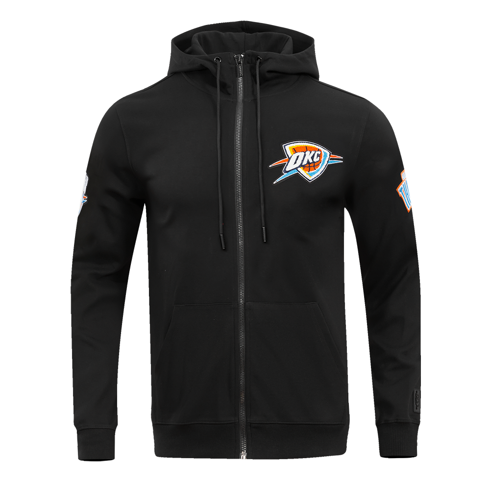 SUDADERA CON CIERRE NBA OKLAHOMA CITY THUNDER CLASSIC CHENILLE