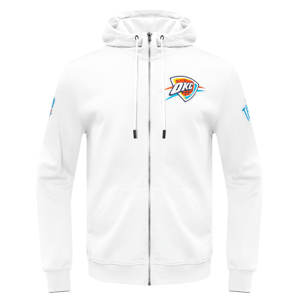 SUDADERA CON CIERRE NBA OKLAHOMA CITY THUNDER CLASSIC CHENILLE