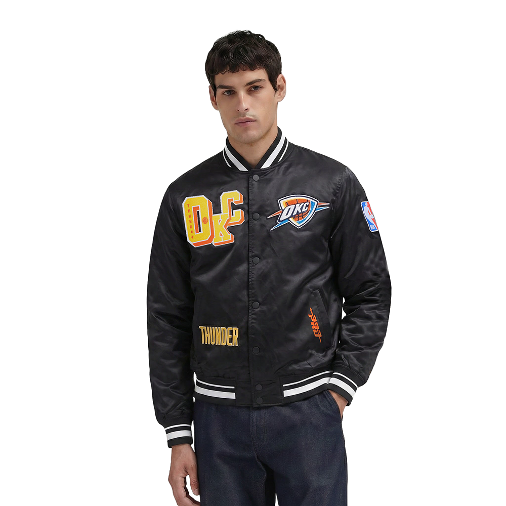 CHAMARRA DE SATIN NBA OKLAHOMA CITY THUNDER BEST OF