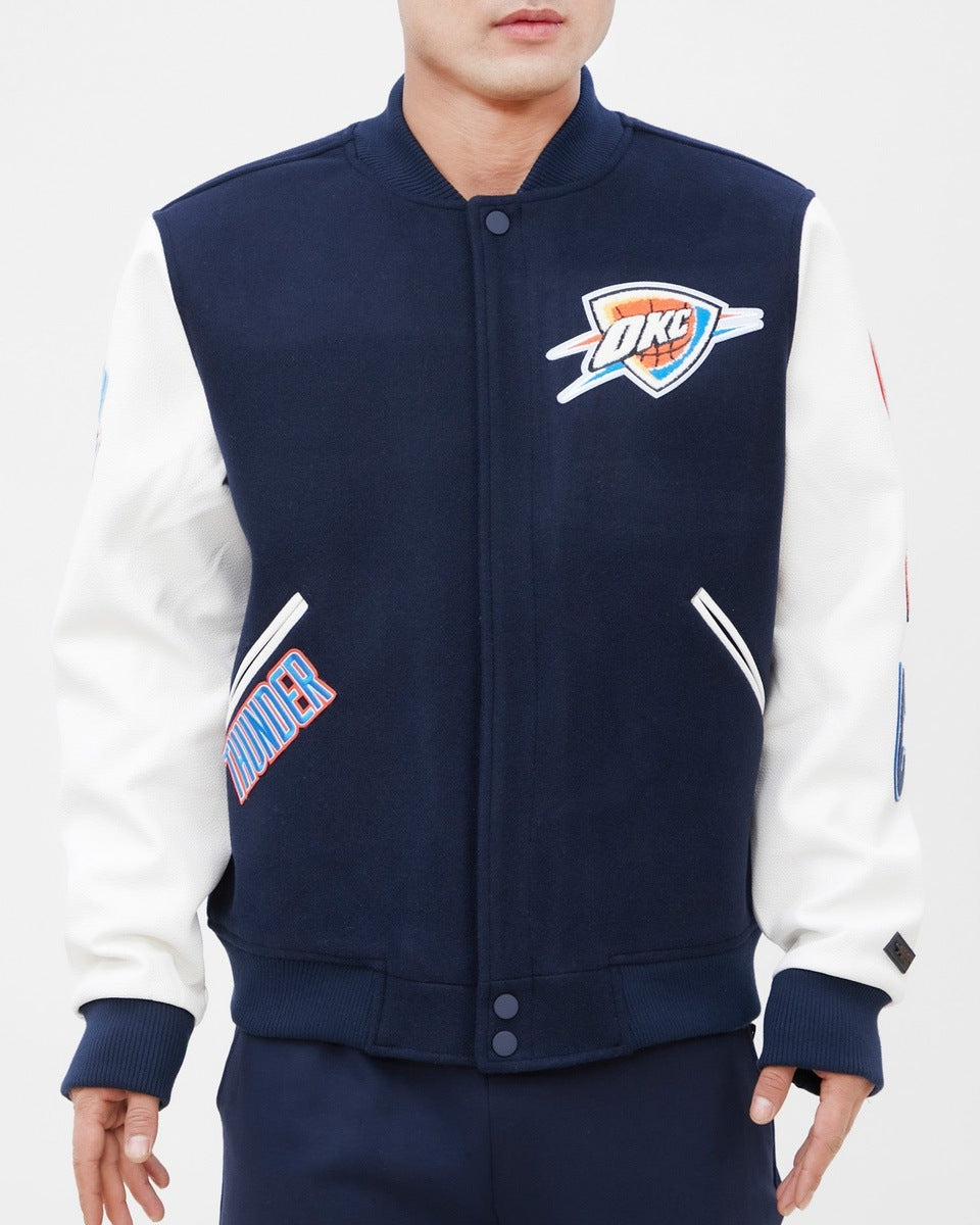 CHAMARRA UNIVERSITARIA NBA OKLAHOMA CITY THUNDER CLASSIC VARSITY