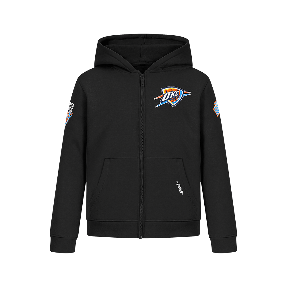 SUDADERA CON CIERRE NBA OKLAHOMA CITY THUNDER CLASSIC CHENILLE PARA NIÑO JUNIOR