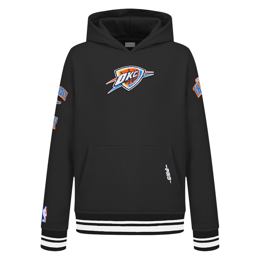 SUDADERA CON GORRO NBA OKLAHOMA CITY THUNDER RETRO CLASSICS PARA NIÑO JUNIOR