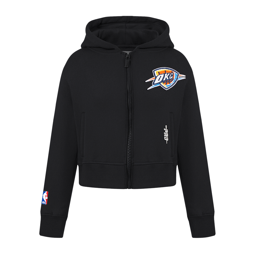 SUDADERA CON CIERRE NBA OKLAHOMA CITY THUNDER CLASSIC ESSENTIALS PARA NIÑA JUNIOR