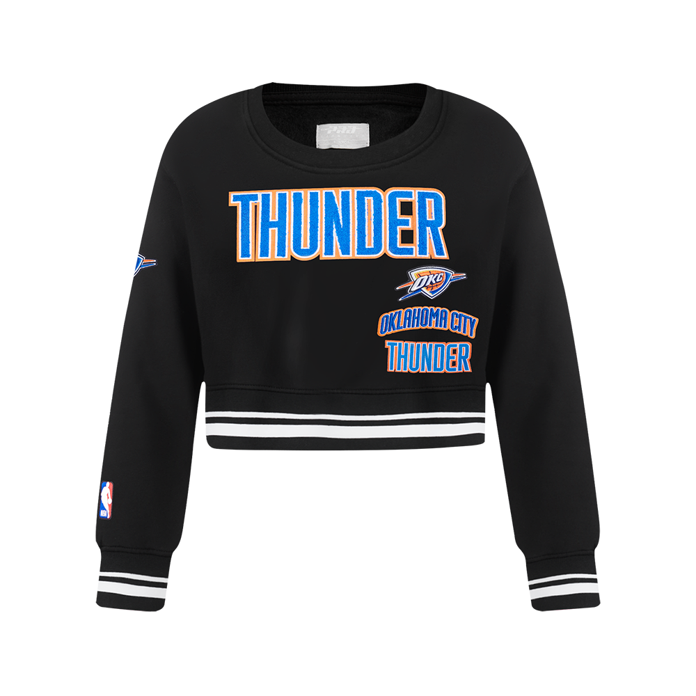 SUDADERA DE CUELLO REDONDO NBA OKLAHOMA CITY THUNDER RETRO CLASSICS PARA NIÑA JUNIOR