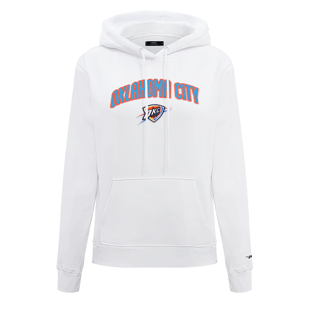 SUDADERA CON GORRO NBA OKLAHOMA CITY THUNDER CLASSIC ESSENTIALS PARA MUJER