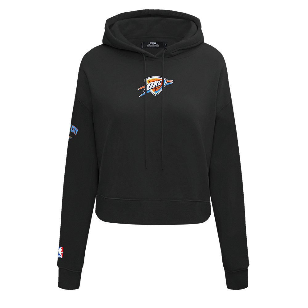 SUDADERA CON GORRO NBA OKLAHOMA CITY THUNDER CLASSIC ESSENTIALS PARA MUJER