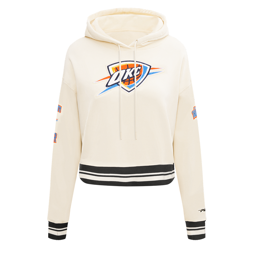 SUDADERA CON GORRO NBA OKLAHOMA CITY THUNDER RETRO CLASSICS PARA MUJER