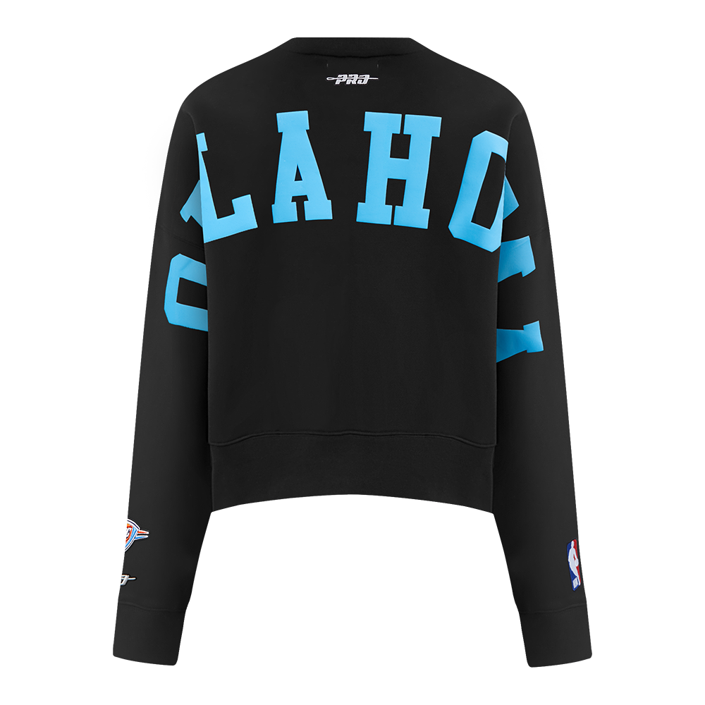 SUDADERA DE CUELLO REDONDO NBA OKLAHOMA CITY THUNDER WINGSPAN PARA MUJER