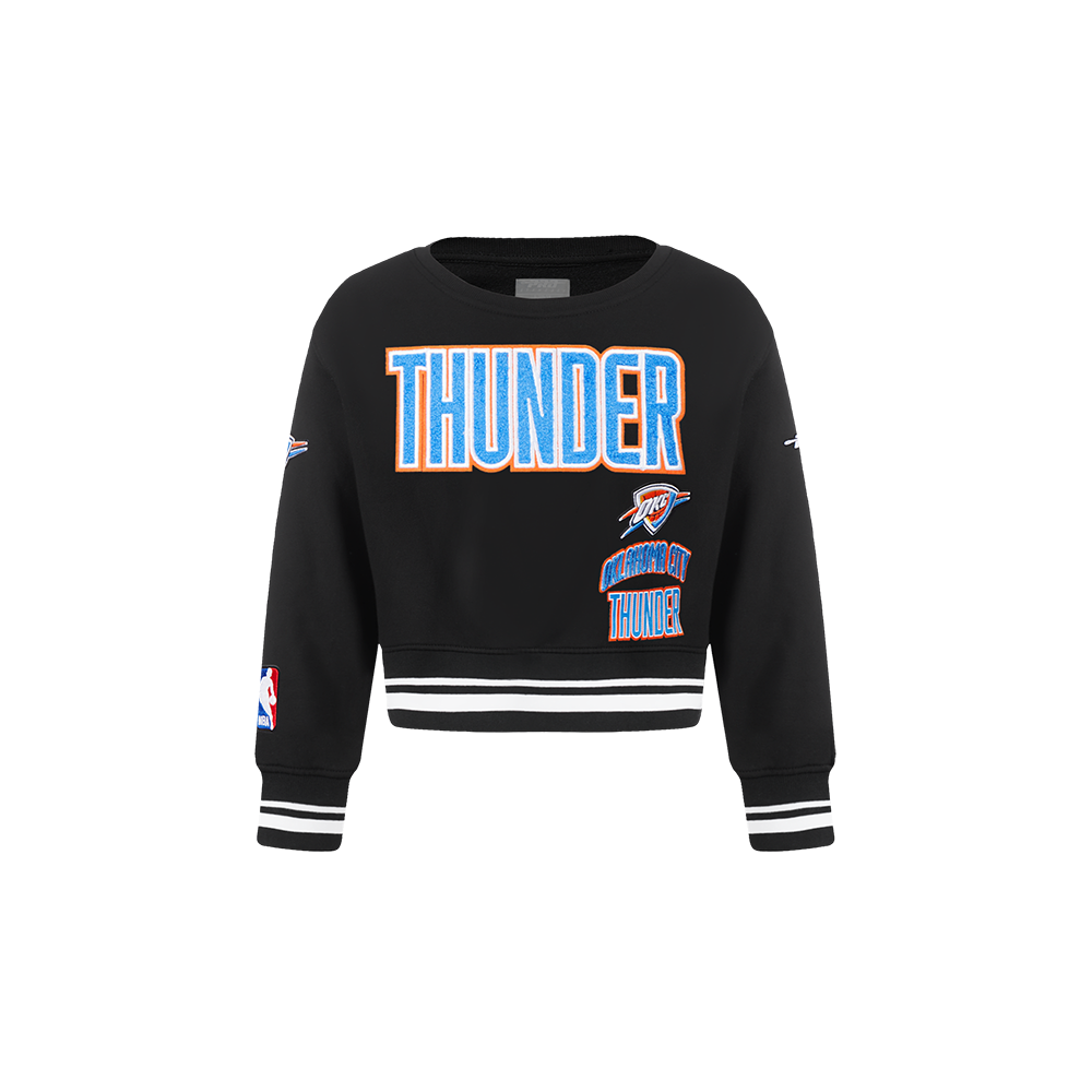 SUDADERA DE CUELLO REDONDO NBA OKLAHOMA CITY THUNDER RETRO CLASSICS PARA NIÑA