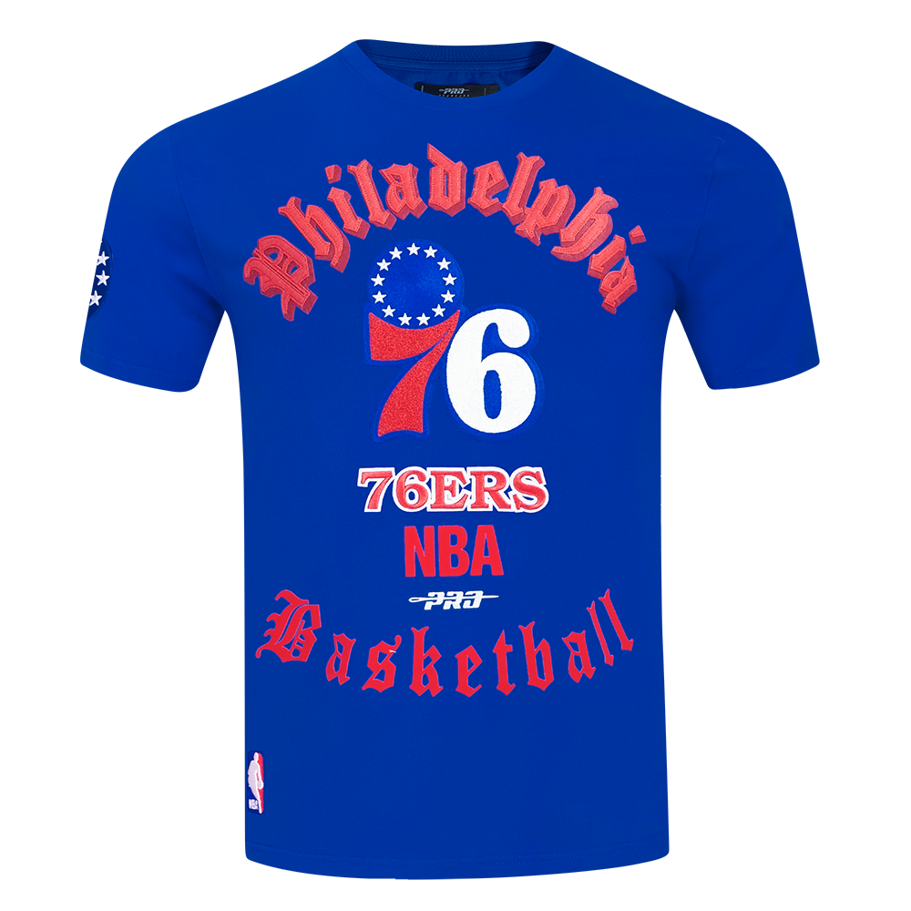 PLAYERA NBA PHILADELPHIA 76ERS OLD ENGLISH