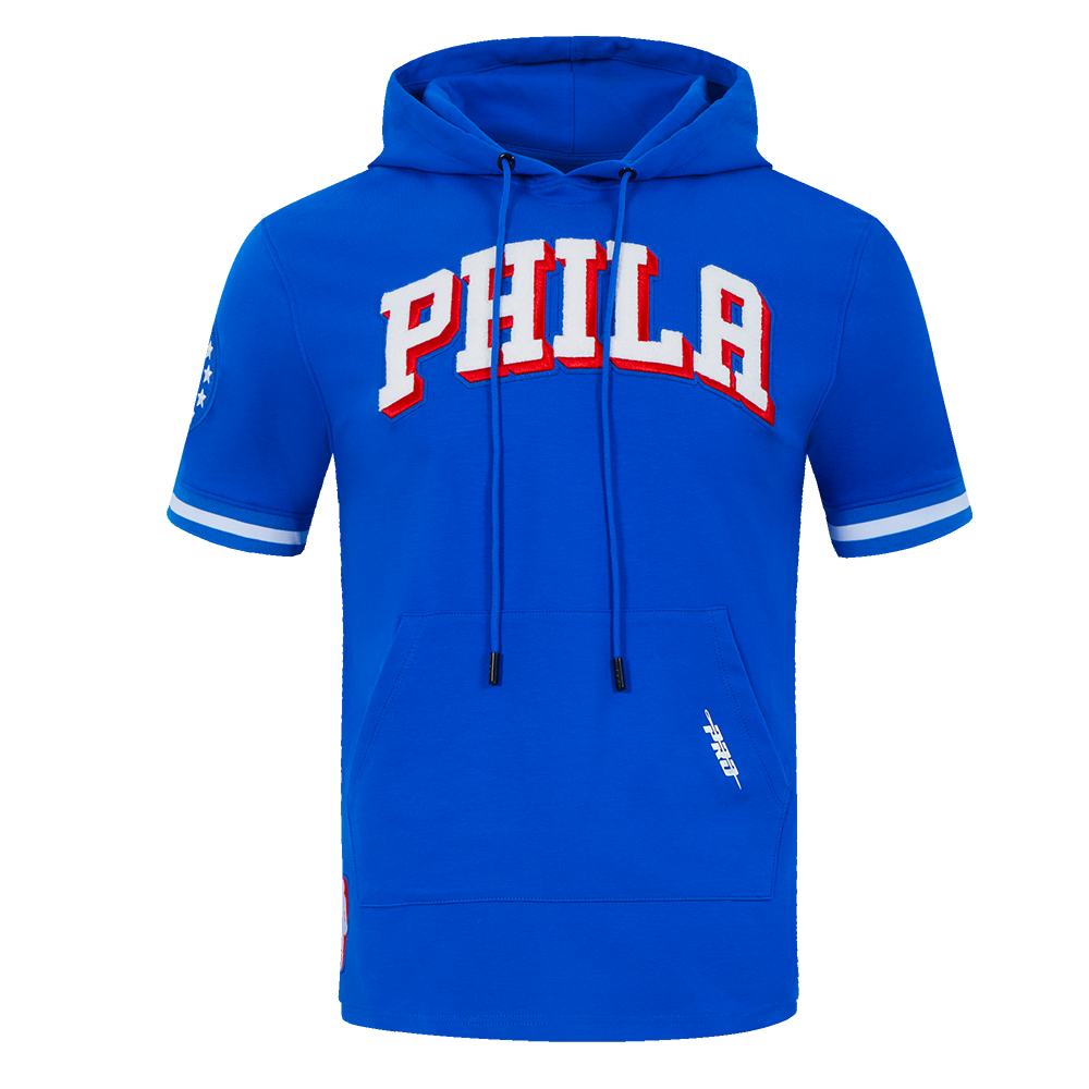 SUDADERA DE MANGA CORTA NBA PHILADELPHIA 76ERS CLASSIC CHENILLE