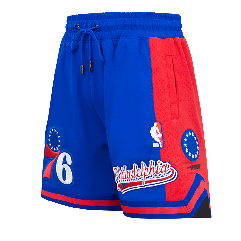 SHORTS DE BASQUETBOL NBA PHILADELPHIA 76ERS SCRIPT TAIL