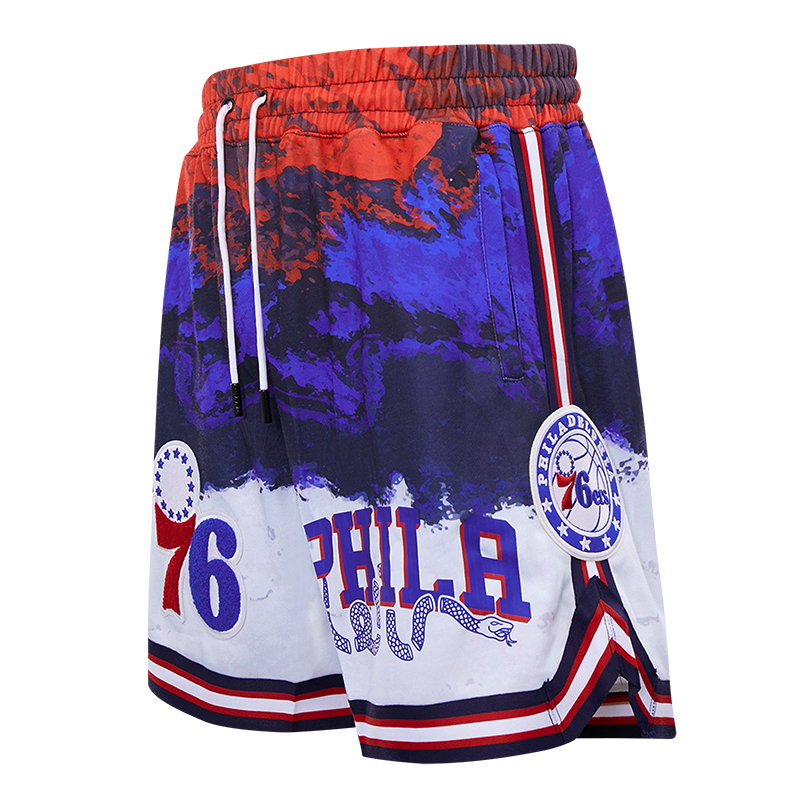 SHORTS DE BASQUETBOL NBA PHILADELPHIA 76ERS CLASSIC CHENILLE