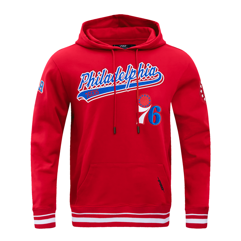 SUDADERA CON GORRO NBA PHILADELPHIA 76ERS SCRIPT TAIL