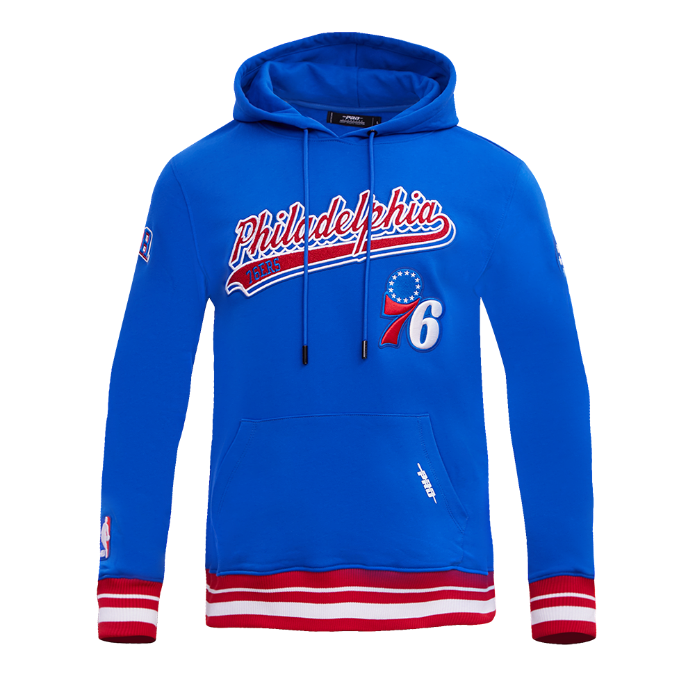 SUDADERA CON GORRO NBA PHILADELPHIA 76ERS SCRIPT TAIL