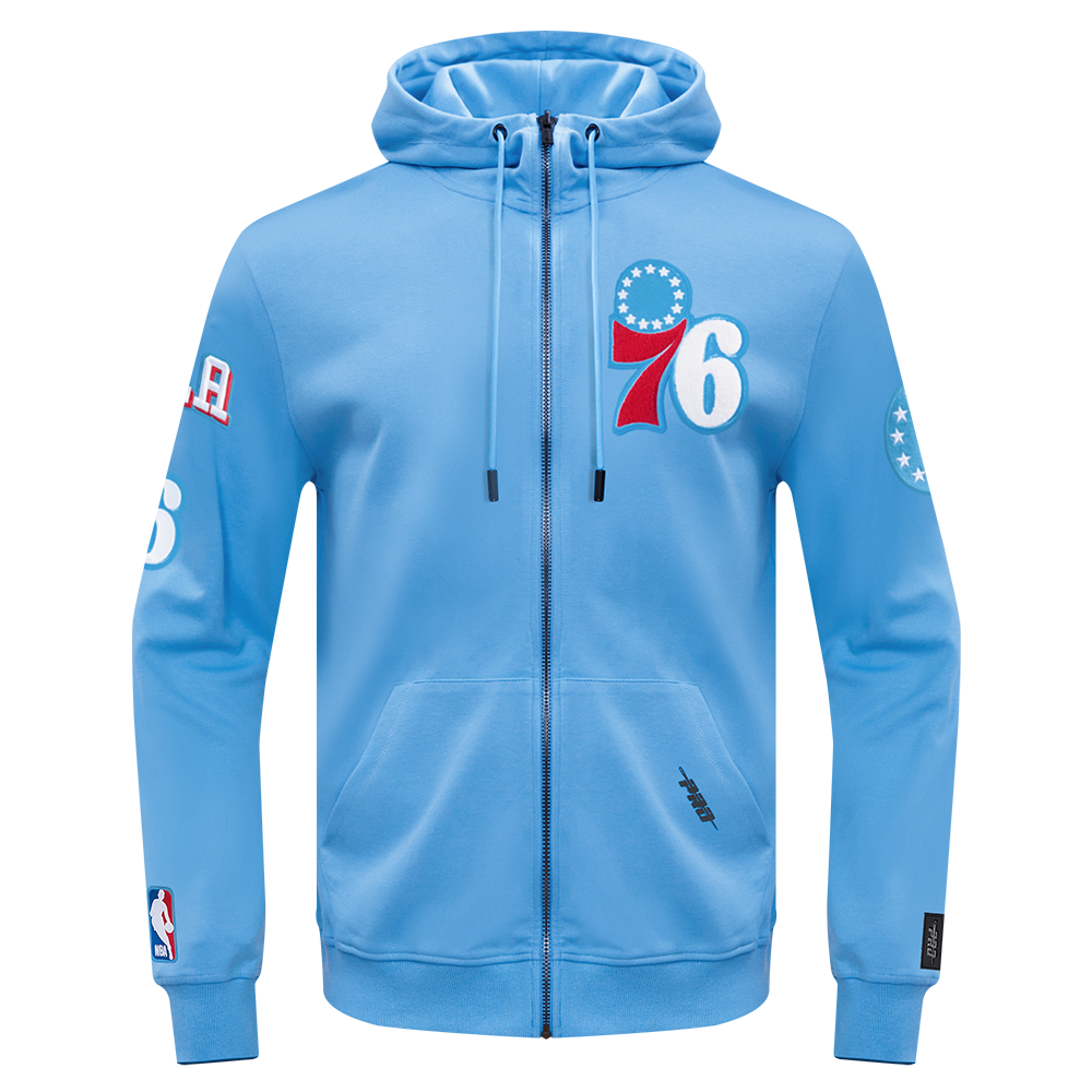 SUDADERA CON CIERRE NBA PHILADELPHIA 76ERS CLASSIC CHENILLE