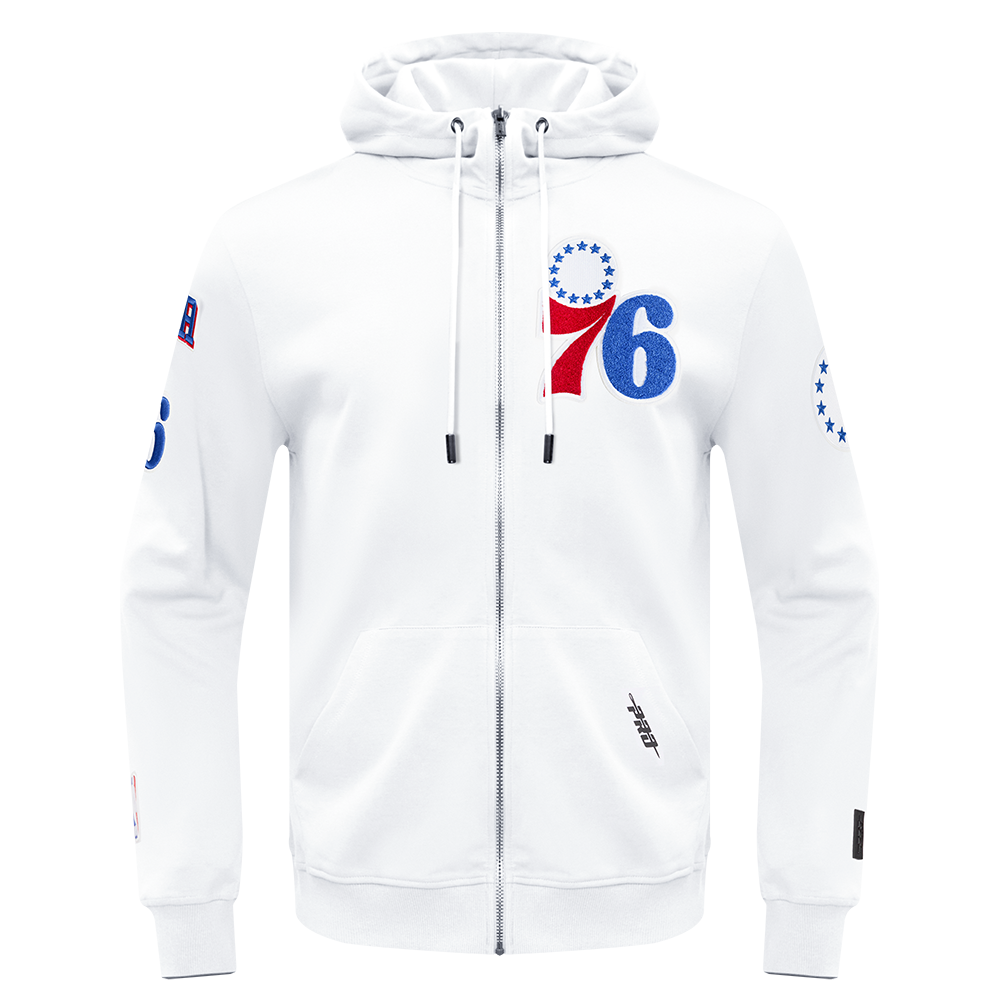 SUDADERA CON CIERRE NBA PHILADELPHIA 76ERS CLASSIC CHENILLE