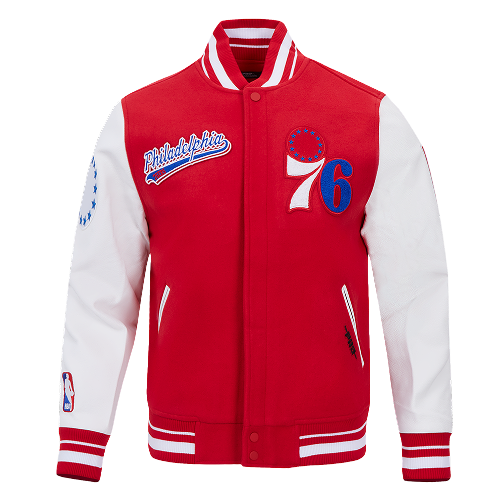 CHAMARRA UNIVERSITARIA NBA PHILADELPHIA 76ERS SCRIPT TAIL