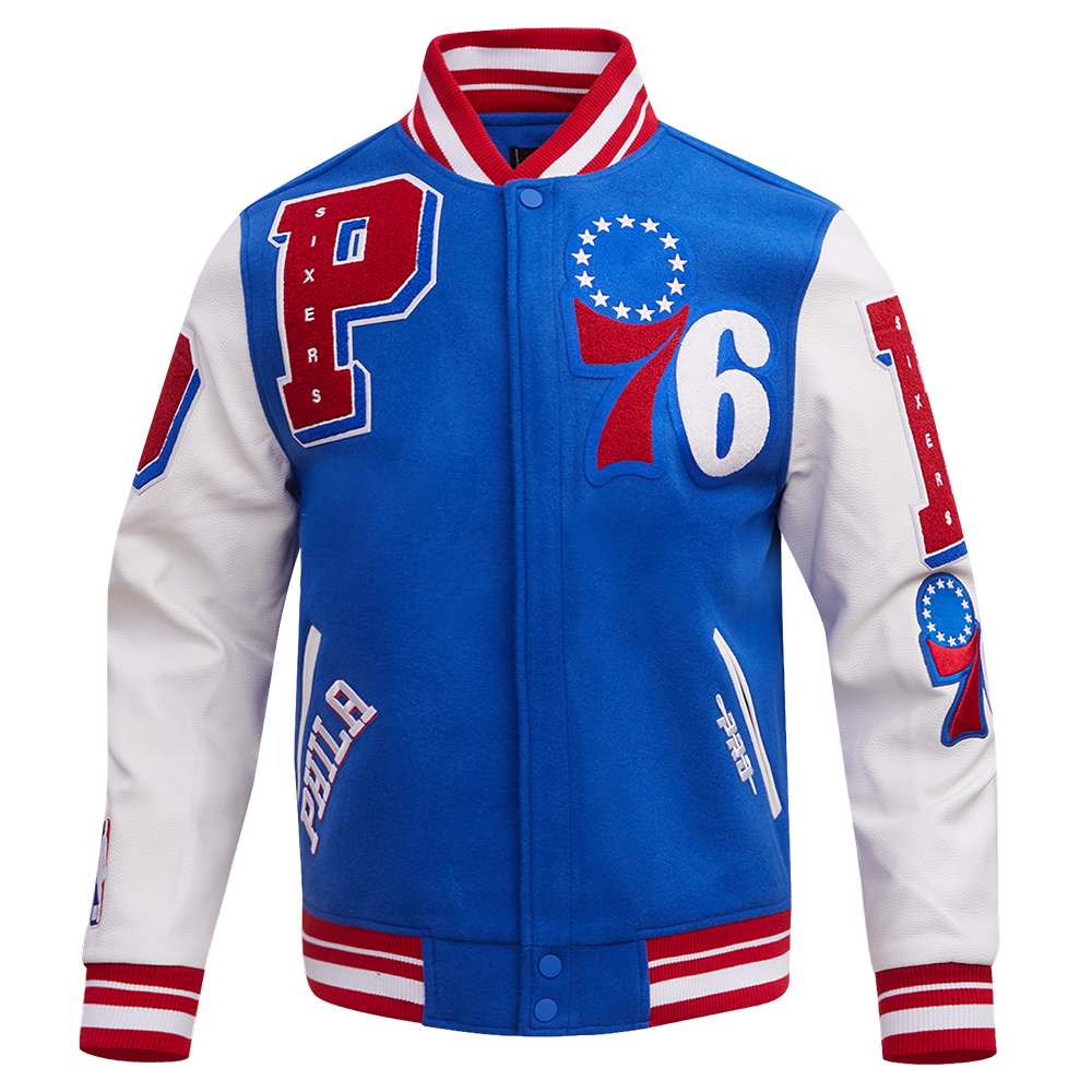 CHAMARRA UNIVERSITARIA NBA PHILADELPHIA 76ERS MASH UP