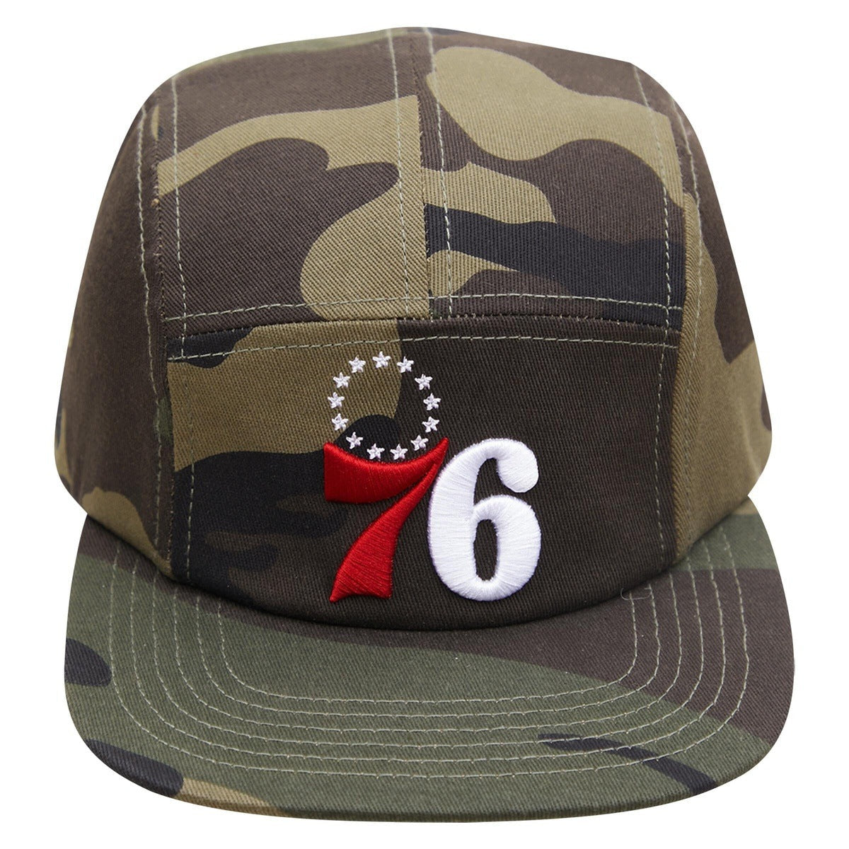 GORRA DE 5 PANELES NBA PHILADELPHIA 76ERS CAMO