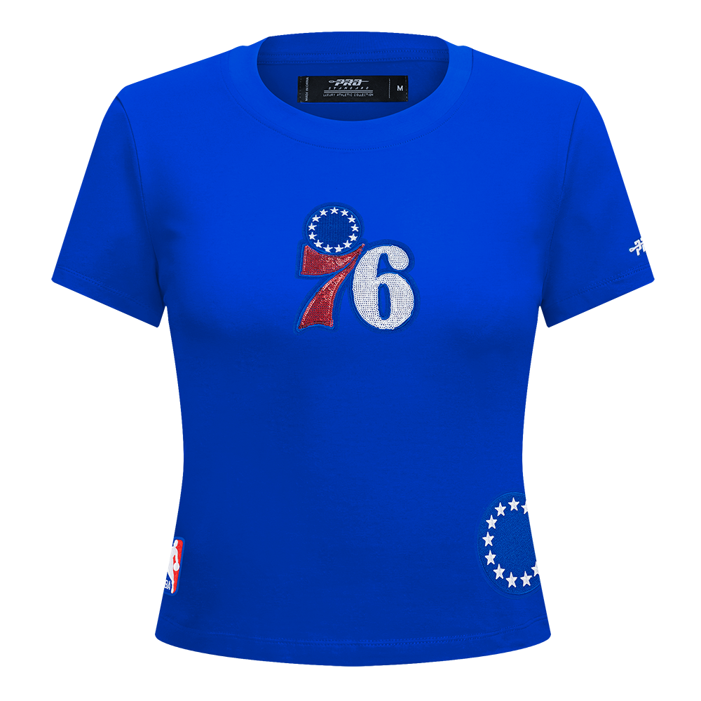 PLAYERA NBA PHILADELPHIA 76ERS GAME DAY CLASSICS PARA MUJER