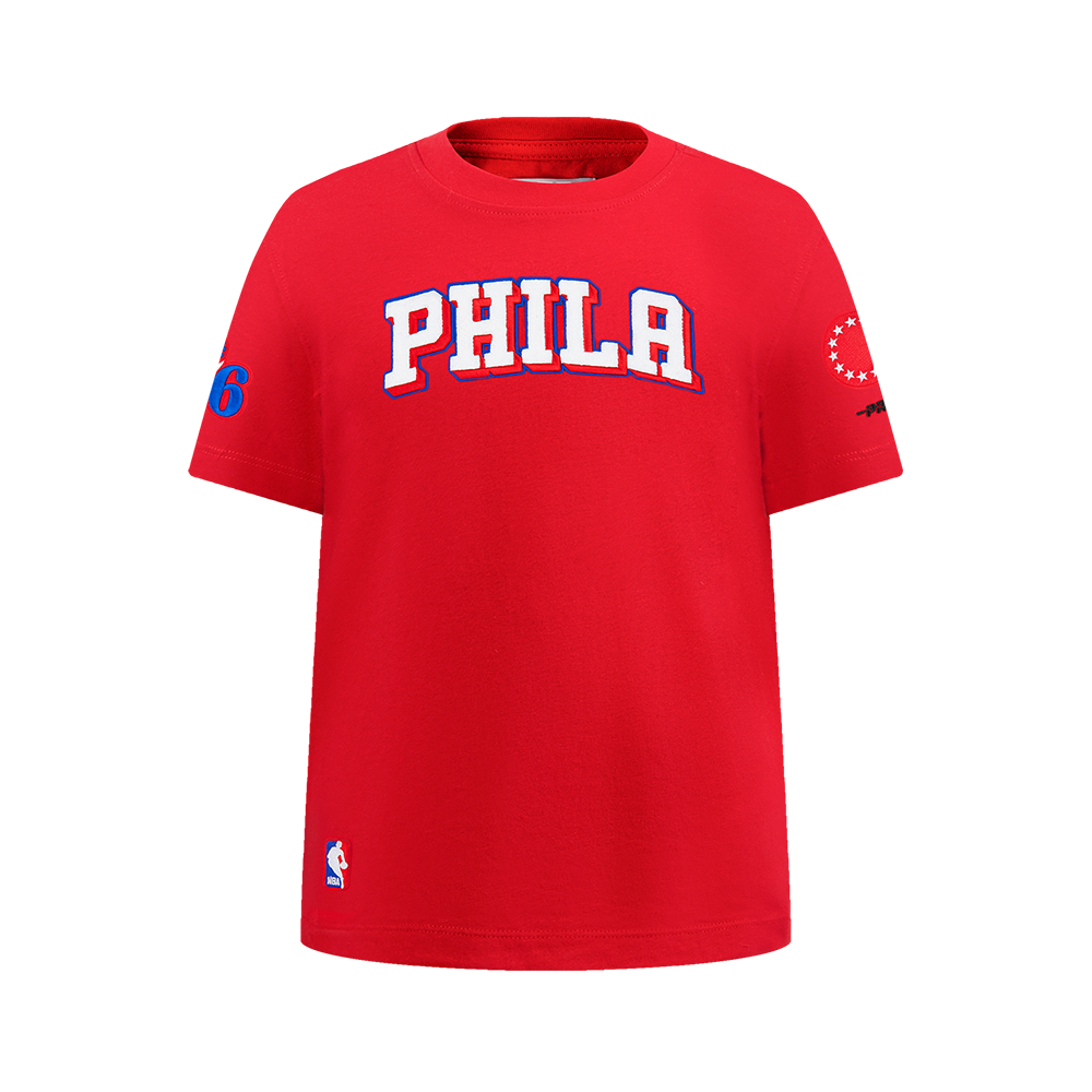 PLAYERA NBA PHILADELPHIA 76ERS CLASSIC CHENILLE PARA NIÑO JUNIOR