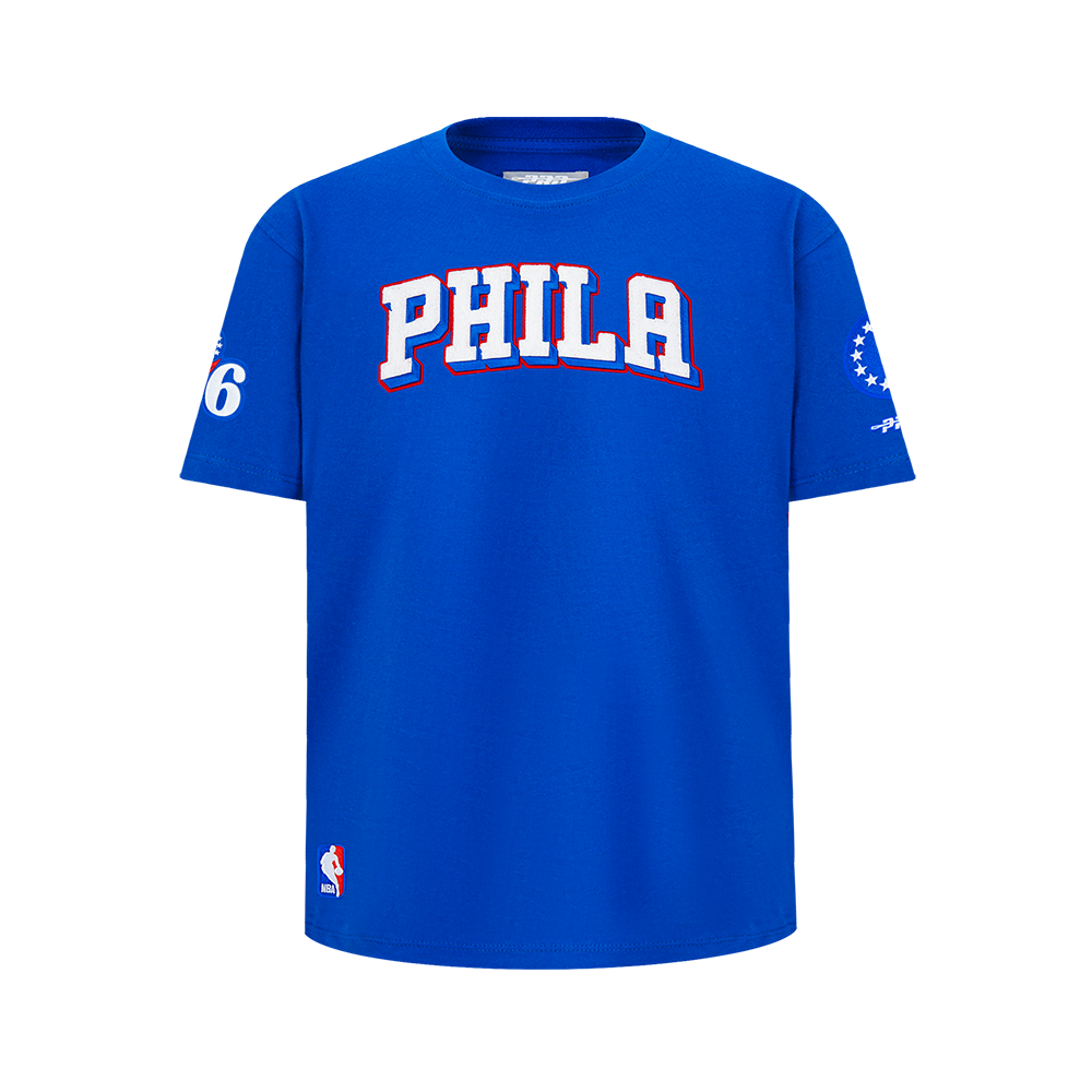 PLAYERA NBA PHILADELPHIA 76ERS CLASSIC CHENILLE PARA NIÑO JUNIOR