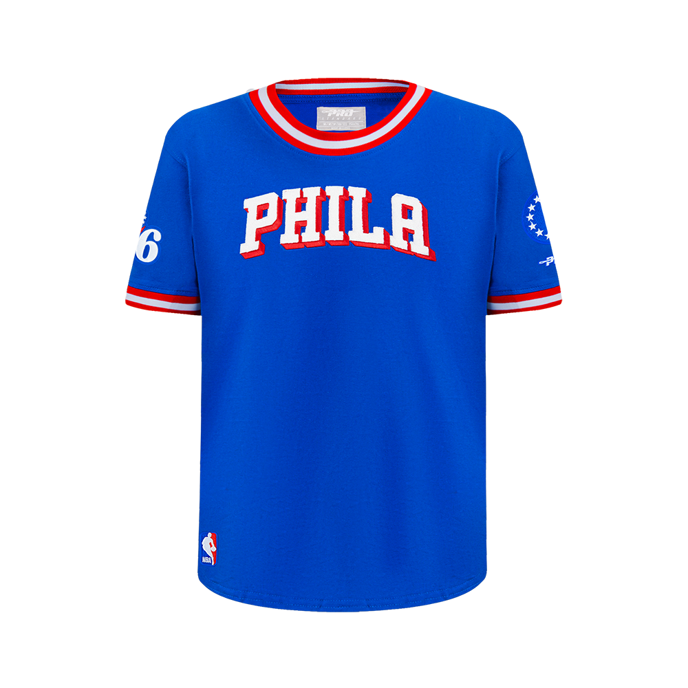 PLAYERA NBA PHILADELPHIA 76ERS CLASSIC CHENILLE PARA NIÑO JUNIOR