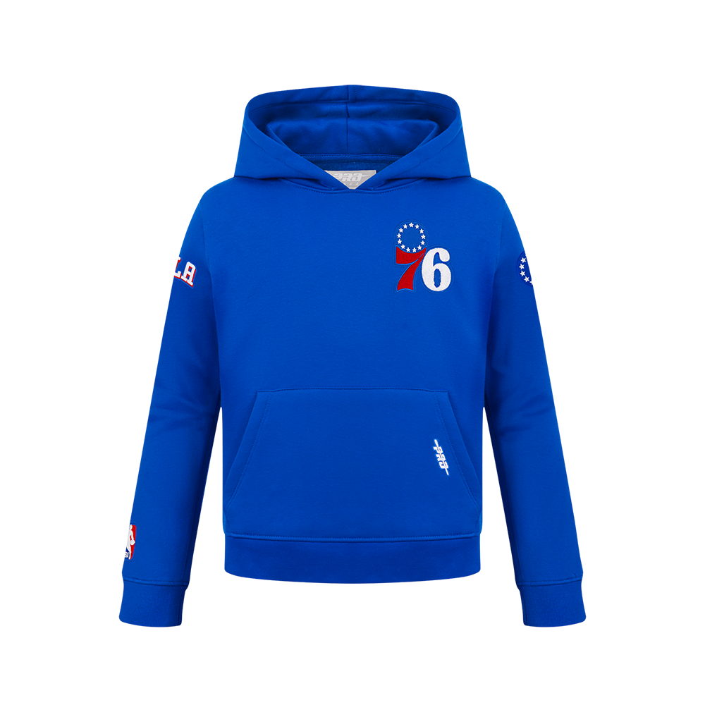 SUDADERA CON GORRO NBA PHILADELPHIA 76ERS CLASSIC CHENILLE PARA NIÑO JUNIOR