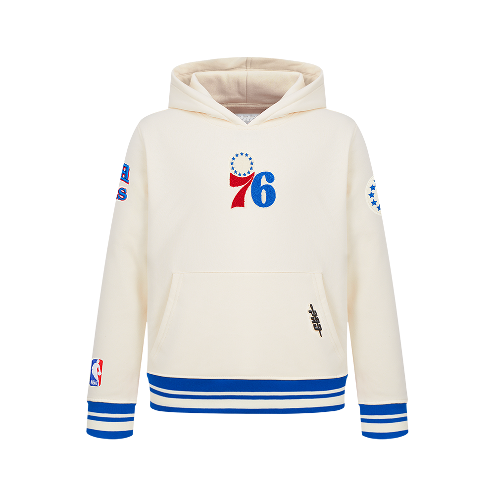 SUDADERA CON GORRO NBA PHILADELPHIA 76ERS RETRO CLASSICS PARA NIÑO JUNIOR