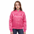 CHAMARRA DE SATIN NBA PHILADELPHIA 76ERS CLASSIC TRIPLE PINK PARA NIÑA JUNIOR
