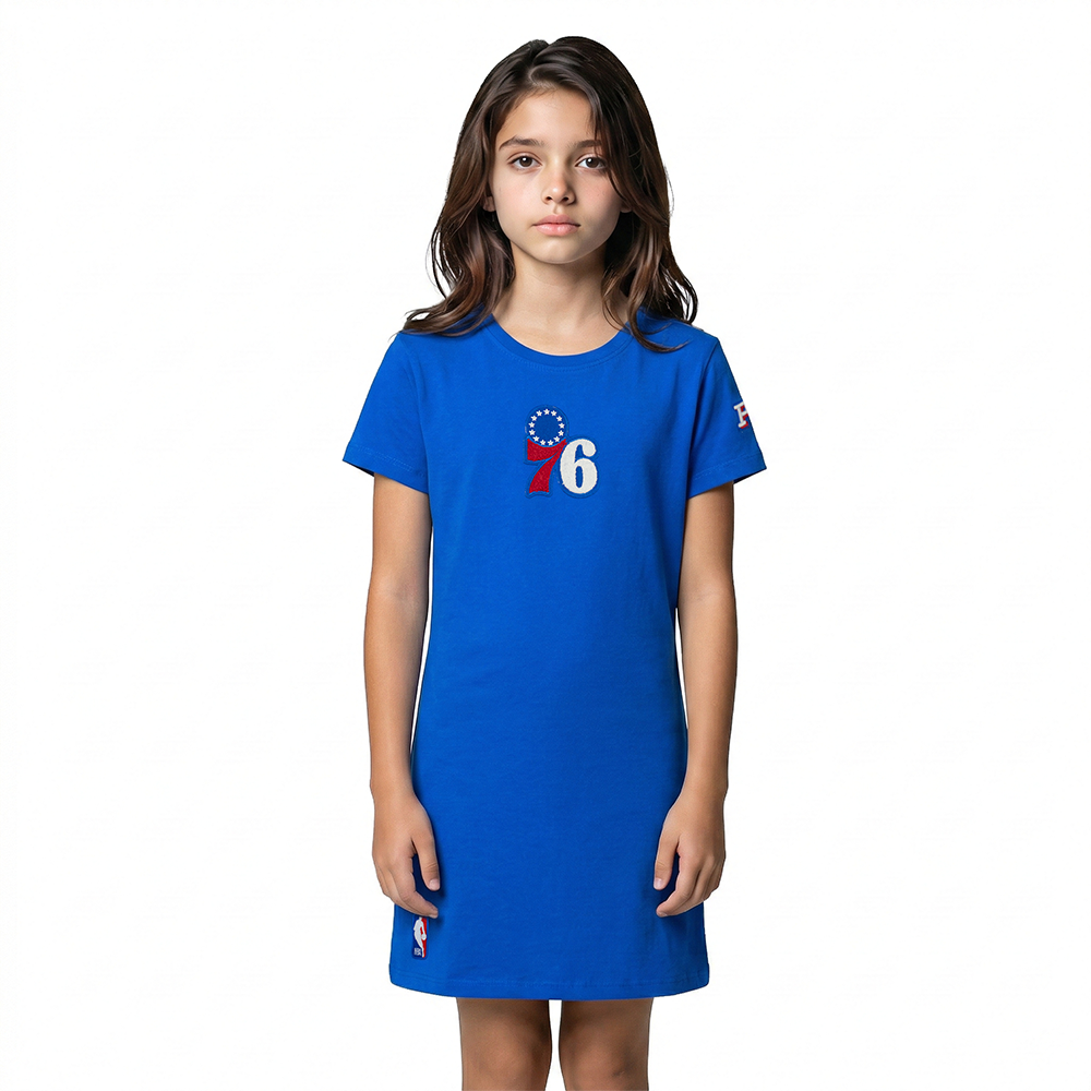 VESTIDO NBA PHILADELPHIA 76ERS CLASSIC ESSENTIALS PARA NIÑA JUNIOR