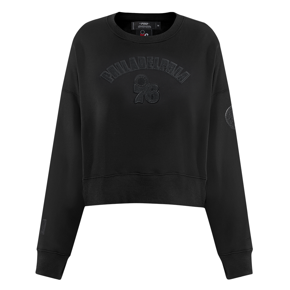 SUDADERA DE CUELLO REDONDO NBA PHILADELPHIA 76ERS CLASSIC 3BK PARA MUJER