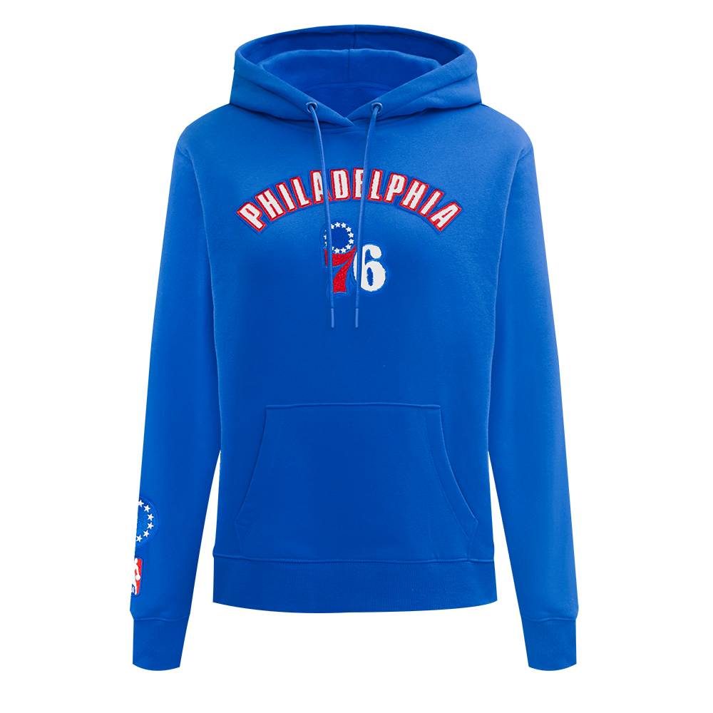 SUDADERA CON GORRO NBA PHILADELPHIA 76ERS CLASSIC CHENILLE PARA MUJER