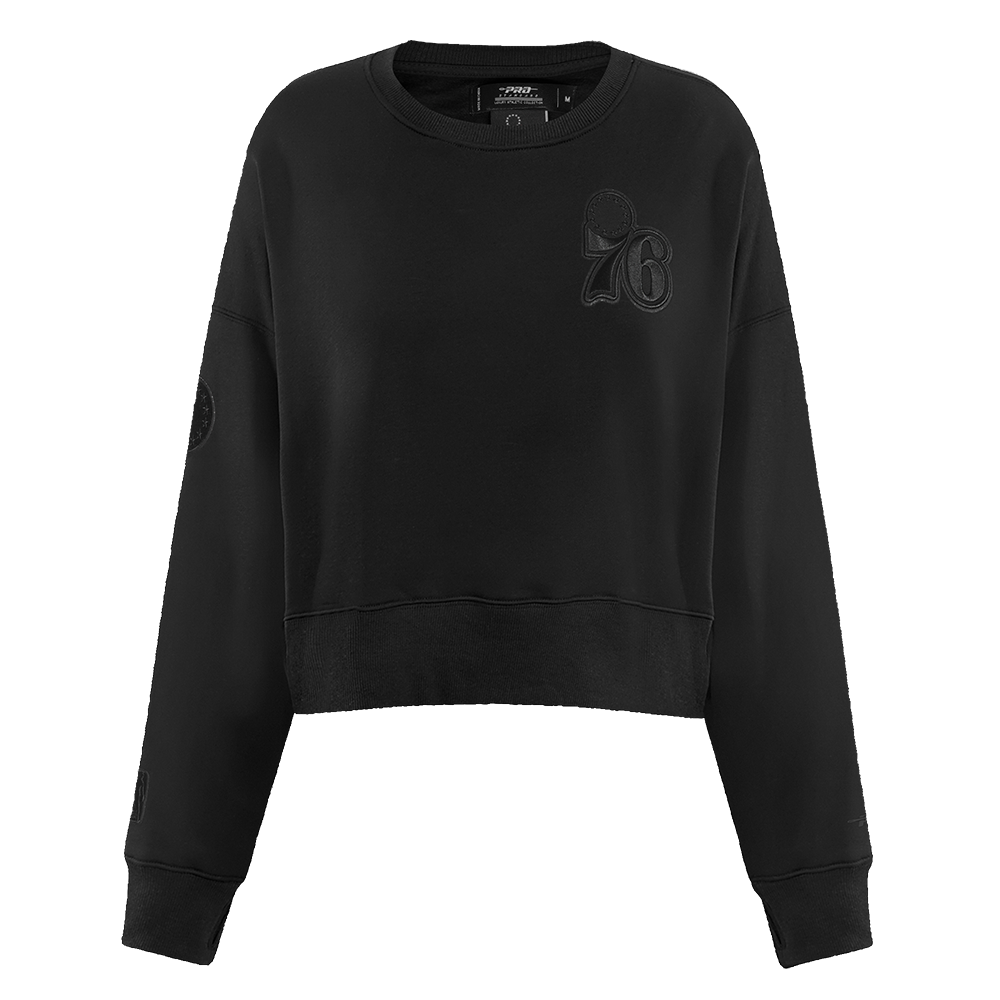 SUDADERA DE CUELLO REDONDO NBA PHILADELPHIA 76ERS NEUTRAL PARA MUJER