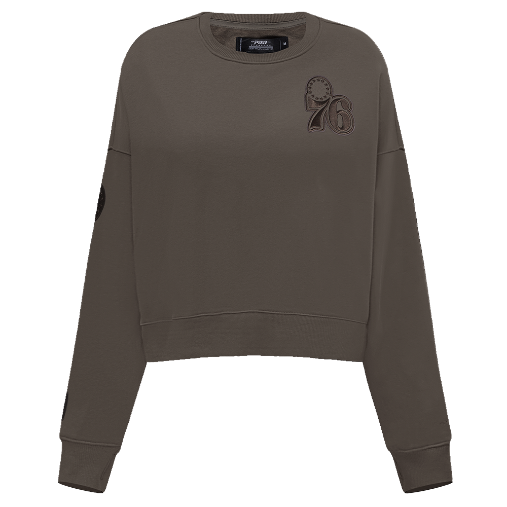 SUDADERA DE CUELLO REDONDO NBA PHILADELPHIA 76ERS NEUTRAL PARA MUJER