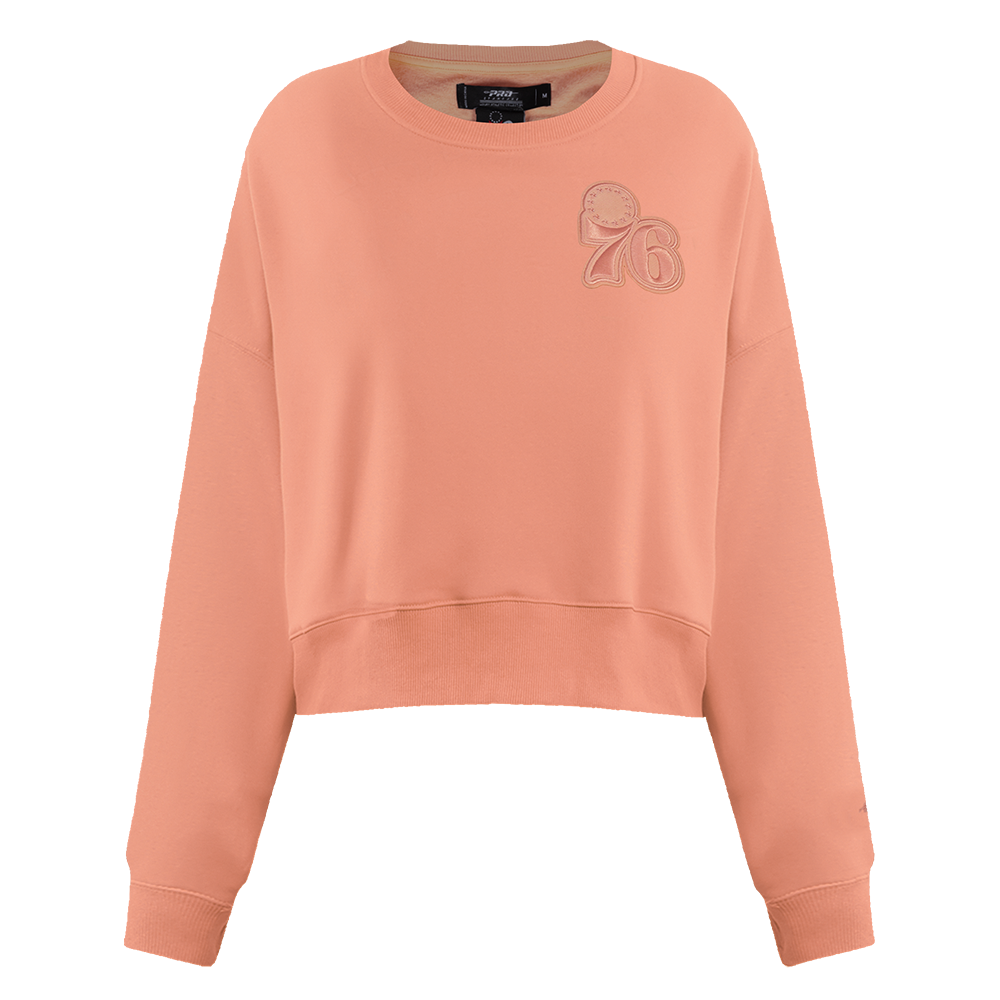 SUDADERA DE CUELLO REDONDO NBA PHILADELPHIA 76ERS NEUTRAL PARA MUJER