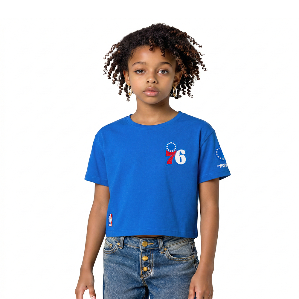PLAYERA NBA PHILADELPHIA 76ERS CLASSIC ESSENTIALS PARA NIÑA