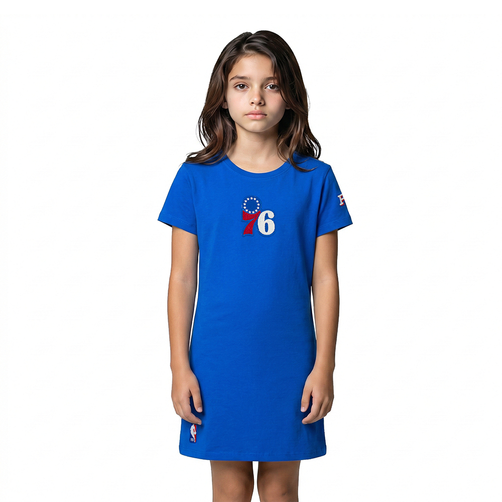 VESTIDO NBA PHILADELPHIA 76ERS CLASSIC ESSENTIALS PARA NIÑA