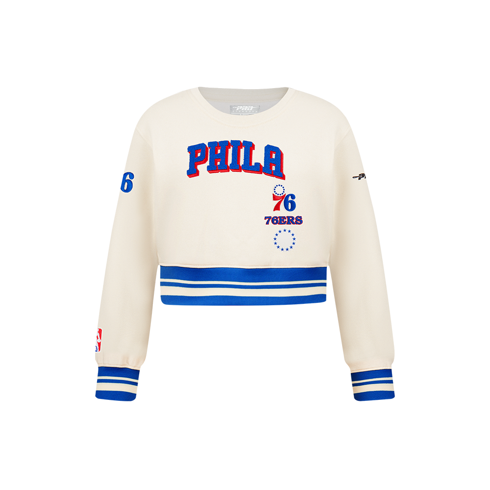 SUDADERA DE CUELLO REDONDO NBA PHILADELPHIA 76ERS RETRO CLASSICS PARA NIÑA