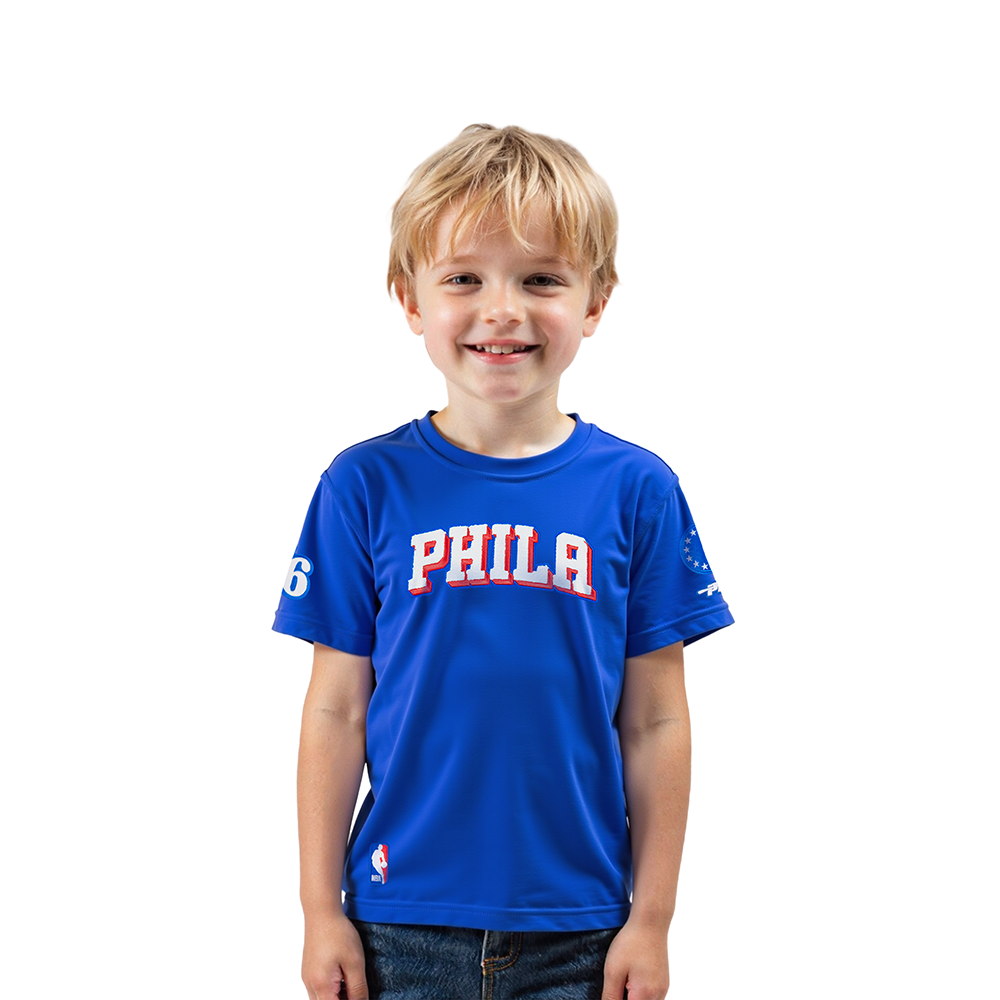 PLAYERA NBA PHILADELPHIA 76ERS CLASSIC CHENILLE PARA BEBÉ NIÑO