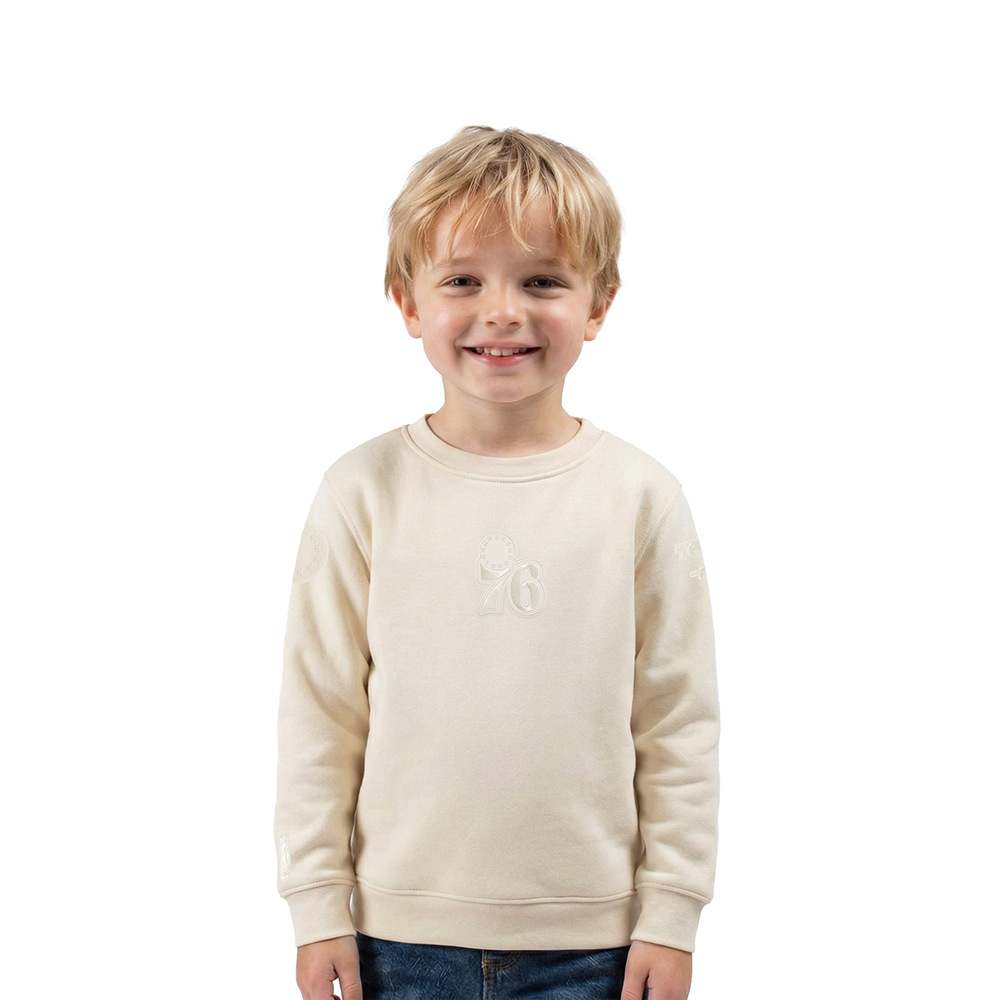 SUDADERA DE CUELLO REDONDO NBA PHILADELPHIA 76ERS NEUTRAL PARA BEBÉ NIÑO